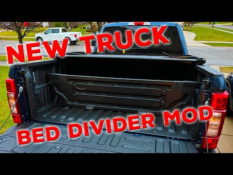 F150 Bed Divider in My New F350 - Reuse it with a SIMPLE modification