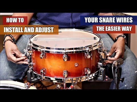 How To Install & Adjust Snare Wires The Easier Way + Shopping & Selection Tips!