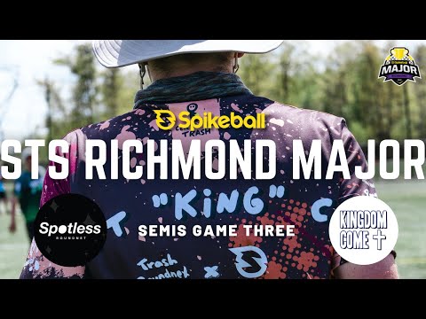 TRP Spotless vs Kingdom Come | Spikeball Richmond Major 2023 | Semifinals | Game Three