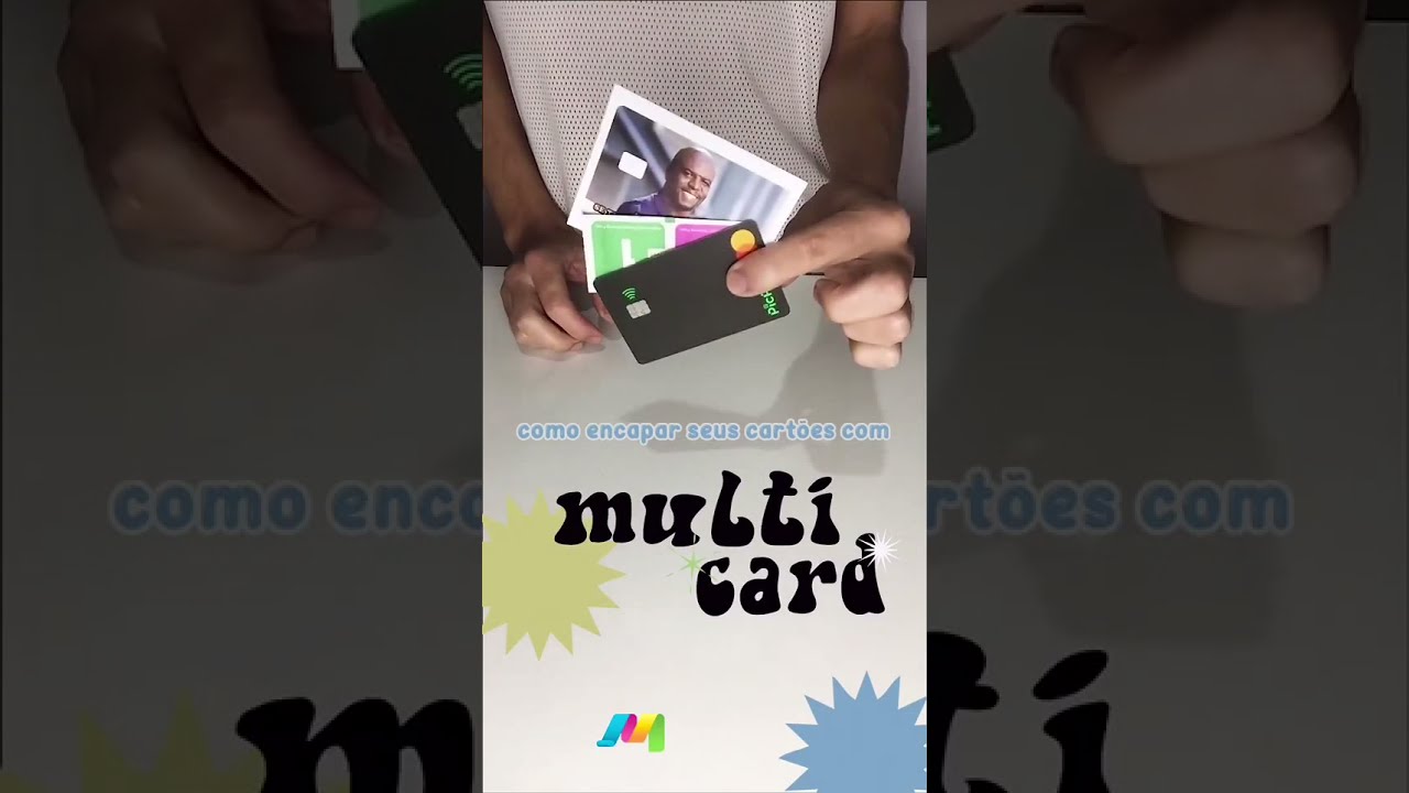 Aplicando Adesivo para Cartão de Crédito - MultiCards Multimagem