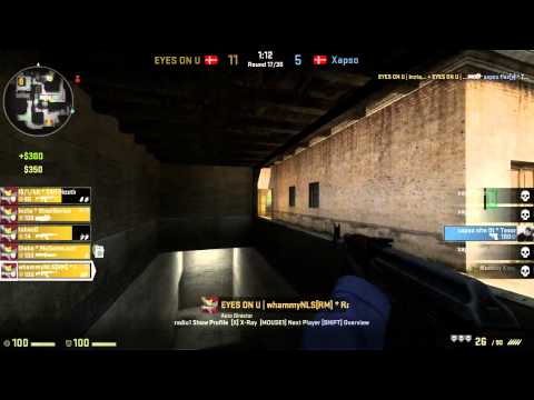 EYES ON U vs. xapso - Gaming.dk League - de_mirage