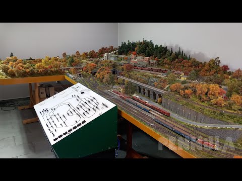 Spur TT Modelleisenbahn : Profi Traumanlage - Realistische Modellbahn der Ungarischen Staatsbahnen