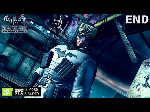 Batman Arkham Origins Blackgate Walkthrough Gameplay Final Boss Fight / RTX 4080 PC 4K 60FPS
