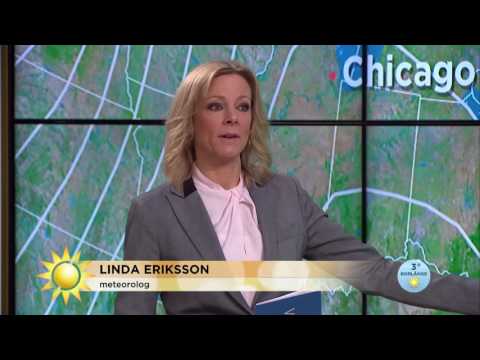 Väderspecial - Snöstormen Stella skapar kaos i USA - Nyhetsmorgon (TV4)