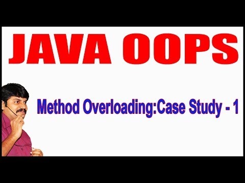 Java Tutorials || Java OOPS  ||   Method Overloading Case Study - 1 || by Durga Sir