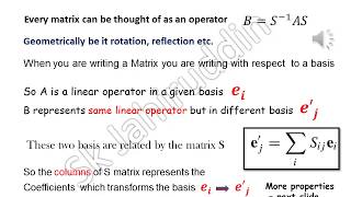 Similarity Transformation of Matrices