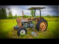 60 year old VINTAGE FARM TRACTOR left in field for 18 years! Will it start?