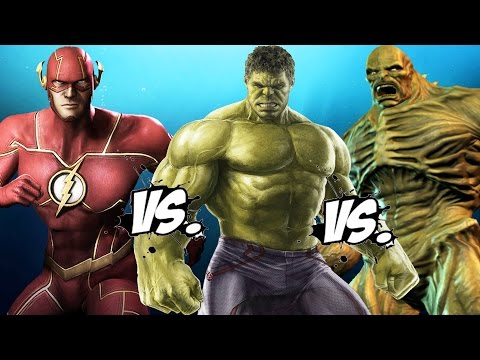 THE FLASH vs HULK vs ABOMINATION - Epic Battle