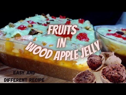 How to make wood apple pudding new/fruits in wood apple pudding/wood apple pudding
