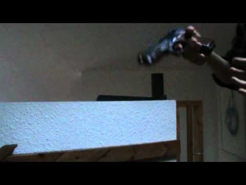 Shooting a real gun!