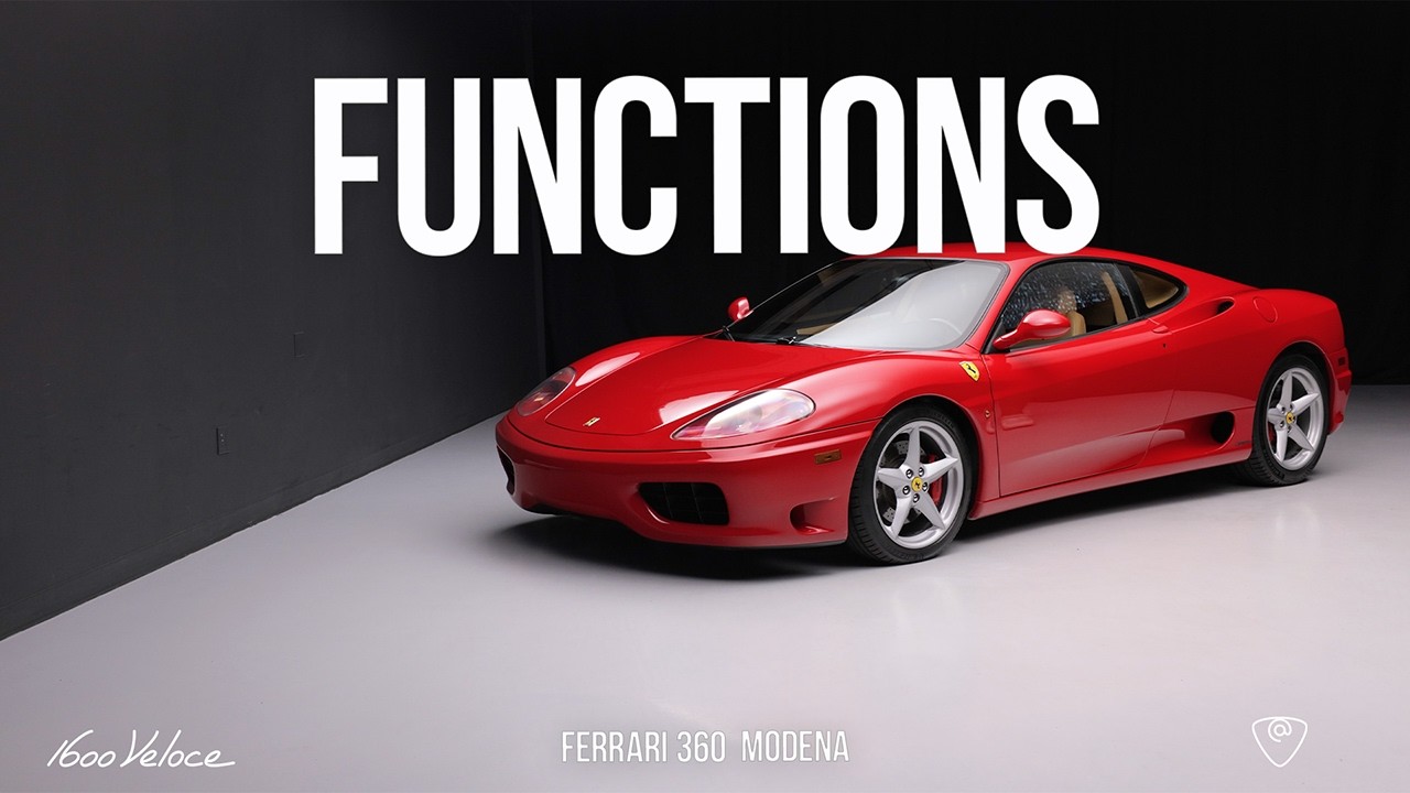 2000 Ferrari 360 Modena 6-Speed - Video 1