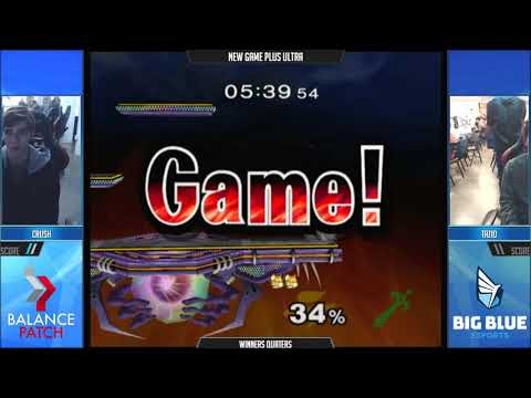 NGPU 15 SSBM - Crush (Fox) vs. tazio (Marth) - Melee WQF