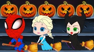Five Little Pumpkins SuperHero | Halloween Songs | Nursery Rhymes Songs For Kids (Parody Video)