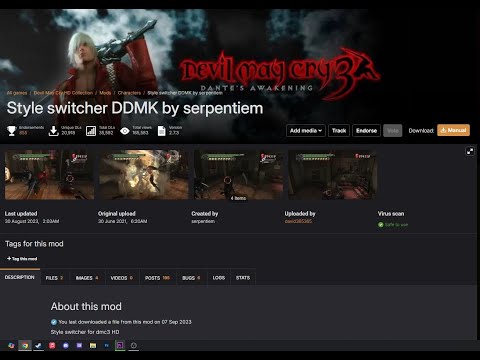 How to Install DDMK/Style Switcher Mod For Devil May Cry 3