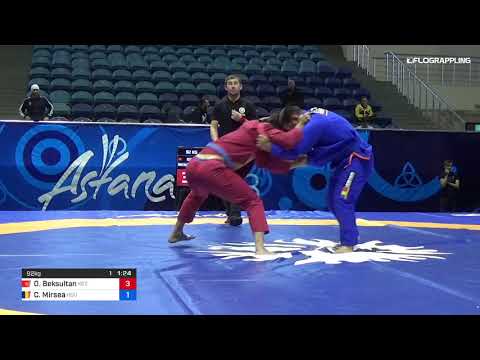 1/4 ♂GPGI - 92 kg: O. BEKSULTAN (KGZ) v. C. MIRSEA (ROU)