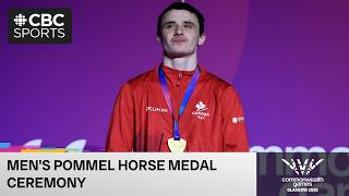 Jordan Carroll gets pommel horse GOLD, Canadian anthem plays at Glasgow 2026 Commonwealth Games