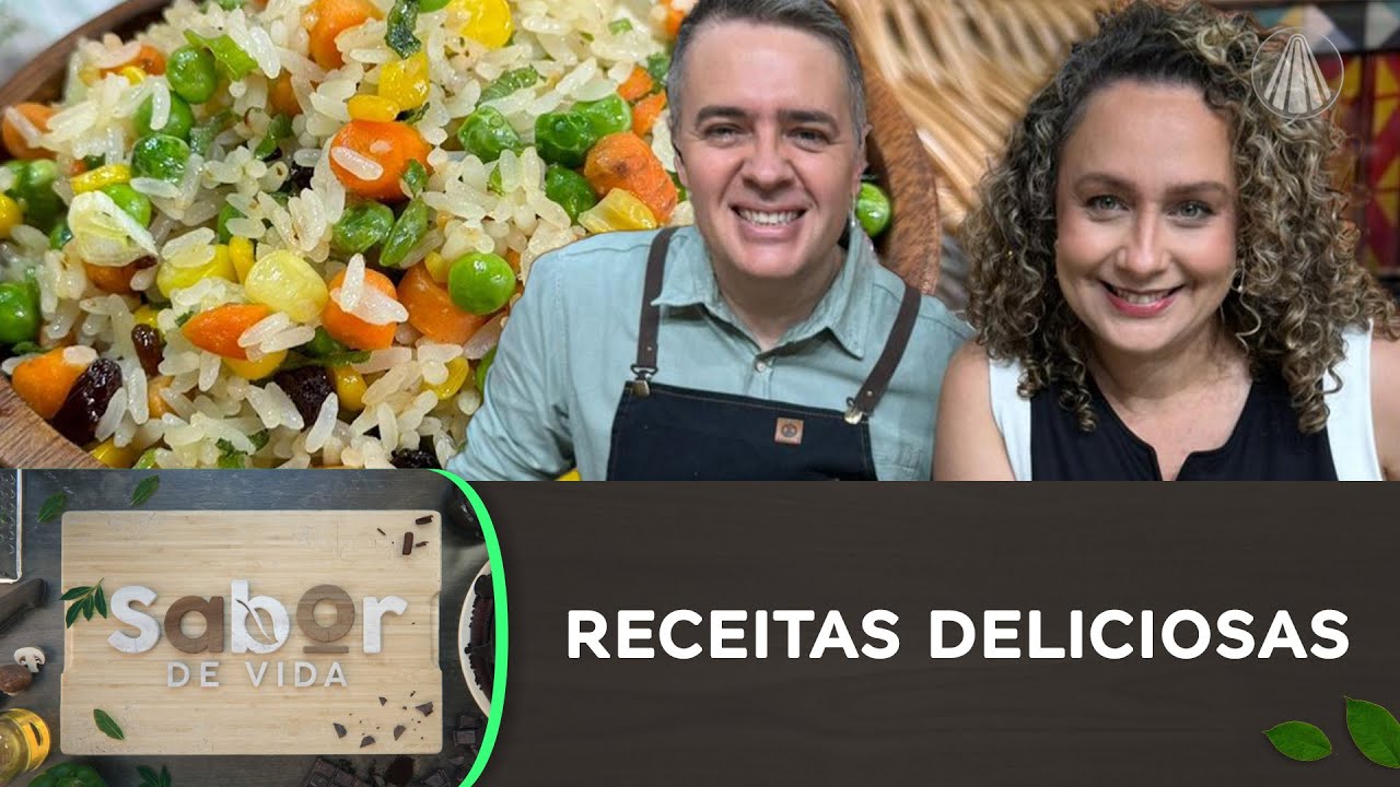 Receita: Torta de Atum, Arroz à Grega, Peixe Assado e Verrine de Iogurte Diet