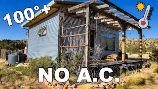 How to STAY COOL Living OFF GRID in the Desert (No