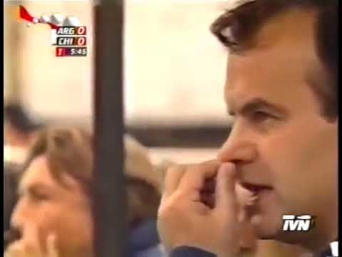 Eliminatorias Mundial 2006: Argentina 2-2 Chile (06/09/2003). Narración en español.