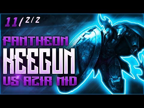 S8 | Keegun Pantheon vs Azir MID | Ranked League VOD