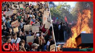 French student loses hand to grenade in unprecedented protests