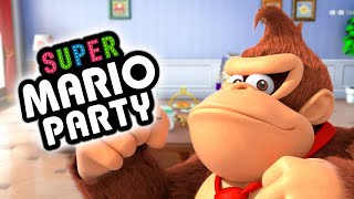 Super Mario Party | Candy Shakedown with Donkey Kong (Master CPU)