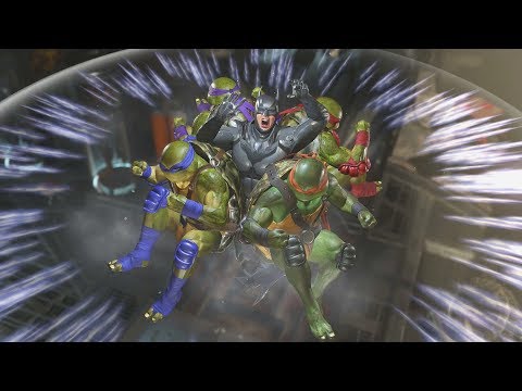 Injustice 2: TMNT Vs Batman | All Intro/Interaction Dialogues & Clash Quotes + Super Moves