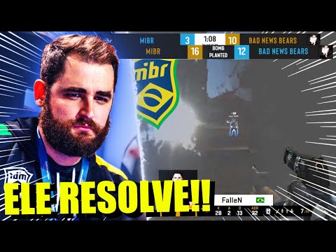 FALLEN RESOLVENDO & COMEBACK DA MIBR!! (Major Qualify) (Mibr Vs Bad News Bears)