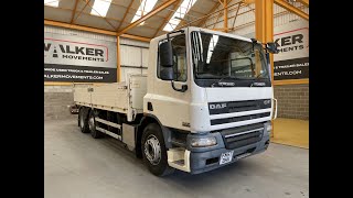 DAF CF75 6X2 26 TONNE DRAWBAR SPEC DROPSIDE FLATBED – 2007 – FN57 DH planbil til salgs - Bilde 4 | Autoline NO DAF CF75 6X2 26 TONNE DRAWBAR SPEC DROPSIDE FLATBED – 2007 – FN57 DH planbil | Bilde 4 - Autoline