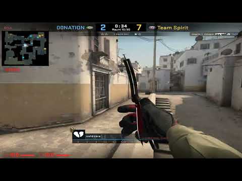 CSGO POV 00NATION coldzera (25/21) vs Team Spirit (dust2) - IEM Cologne 2022 Play-In