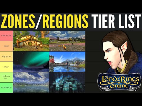 LOTRO: My Favorite Zones/Regions Tier List (All Zones Ranked!)