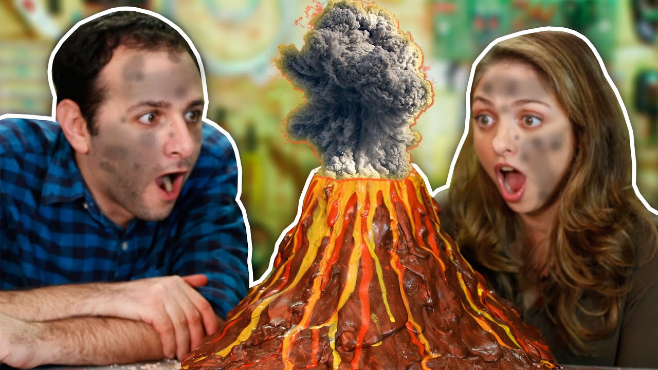 VULCÃO DE GESSO nota 10 para FEIRA DE CIÊNCIAS