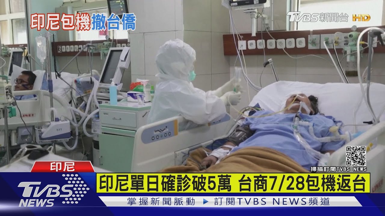 Delta病毒侵襲!印尼單日確診破5萬 台商7/28包機返台