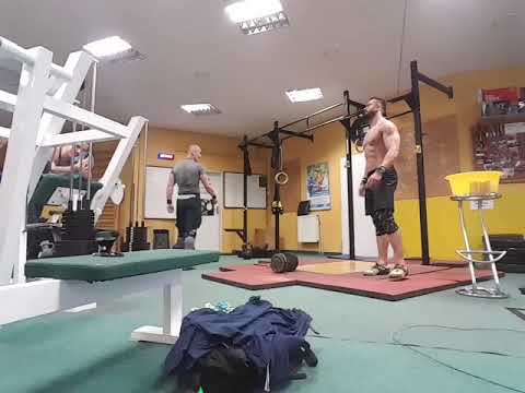 10.11.17 wod 5RFT - 5/5 Db.snatch 30kg, 10pistols, 15 hspu, 20DUs