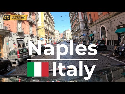 🇮🇹 Naples Scenic Drive | Explore Italy ’s Vibrant Coastal City in Stunning 4K Road Trip