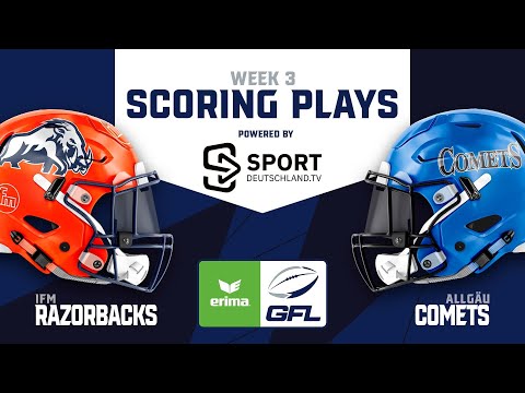 ifm RAZORBACKS Ravensburg - Allgäu COMETS | Highlights - ERIMA GFL Week 3 | SDTV Football