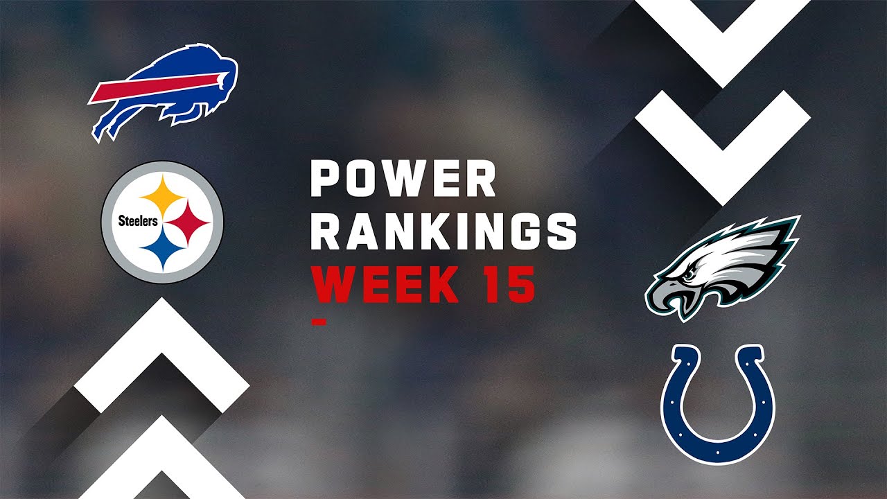 NFL Power Rankings Week 15: Eagles and Colts Plummet
