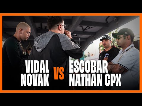 VIDAL E  NOVAK VS ESCOBAR E NATHAN CPX - SEMIFINAL - BATEVOLTA - DUELO DE MCS (23/04/2023)