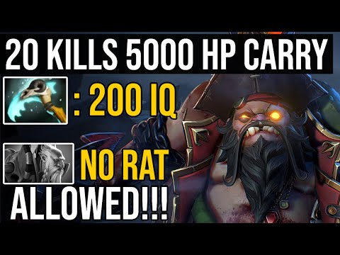 200 IQ MATUMBAMAN 5000 HP Carry Pudge Late Game Scythe of Vyse. No Rat Allowed.