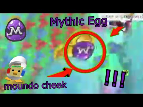 Mythic Egg from Mondo Chick Caught on Beesmas Stream - Bee Swarm Simulator