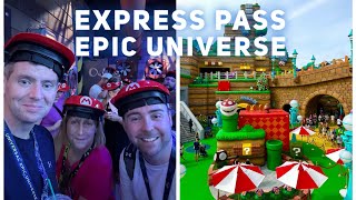 UNIVERSAL EPIC UNIVERSE | TRYING EXPRESS PASS FOR THE FIRST TIME | SEPTEMBER 2025