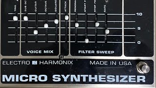 Video thumbnail for Electro-Harmonix"MICRO SYNTHESIZER" by maruhachi08