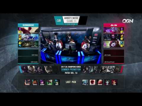 [2017 S7 LCK Summer] Promotion Day 2 - JAG vs KDM - Game 1 - League of Legends - OGN - 1080p