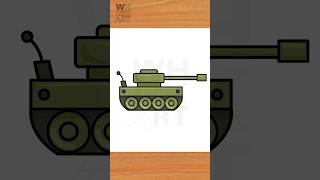 Draw a Tank in 60 Seconds! 🎨 (Easy Step-by-Step)