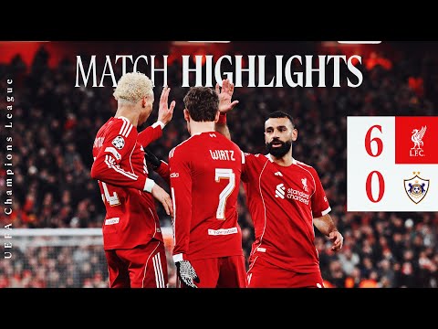 Highlights: Liverpool 6-0 Qarabag | Reds Cruise Into UEFA Champions League Knockouts
