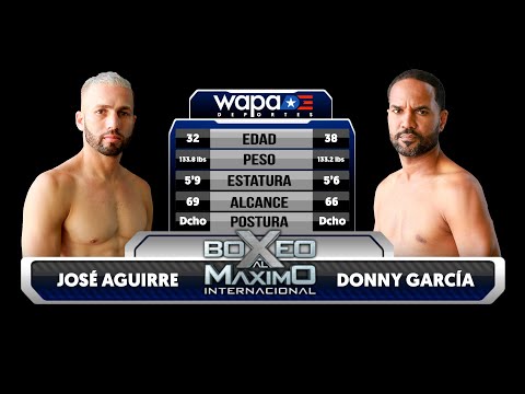 Jose AGUIRRE Vs. Donny GARCIA - BOXEO AL MAXIMO