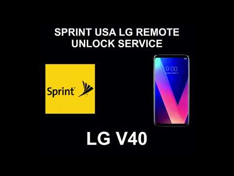 LG V40 Sprint USA Unlock Service