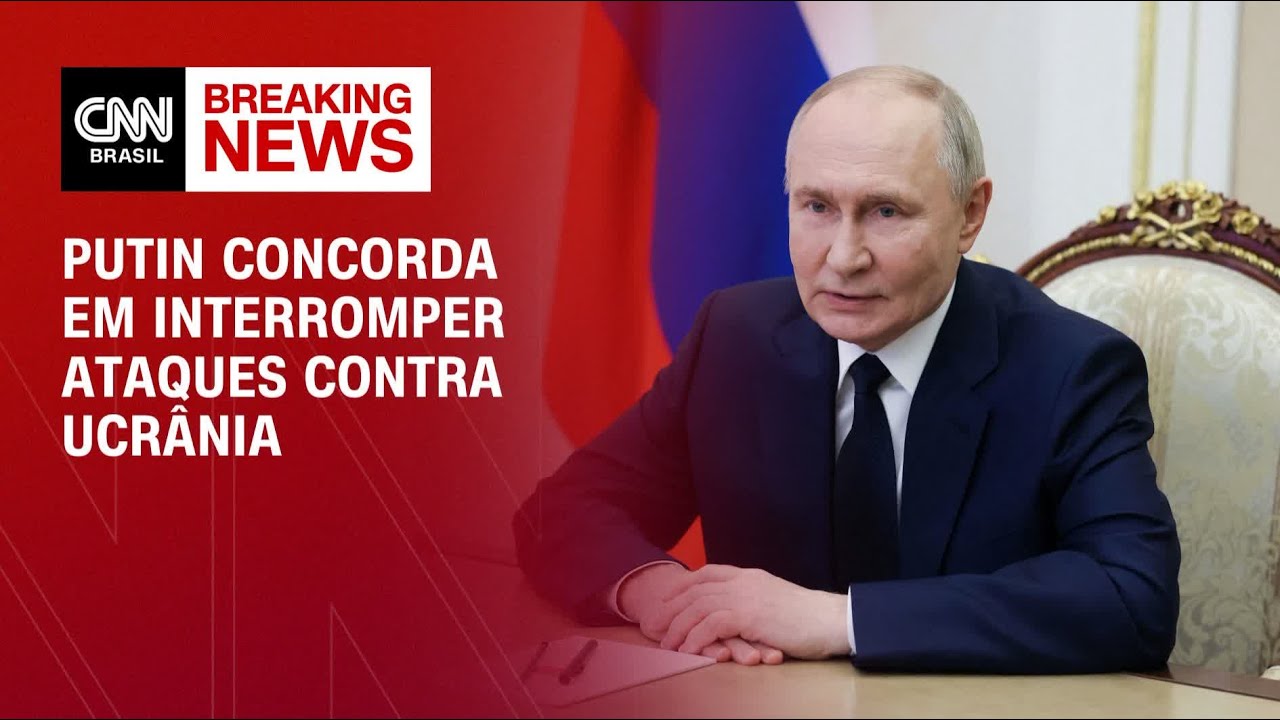 Putin concorda em interromper ataques contra Ucrânia | BASTIDORES CNN