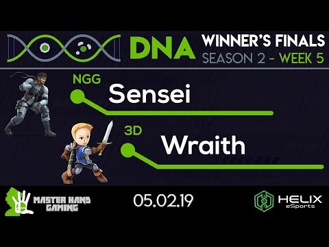 DNA 2.5 - NGG | Sensei (Snake) vs 3D | Wraith (Mii Swordfighter) - W Finals