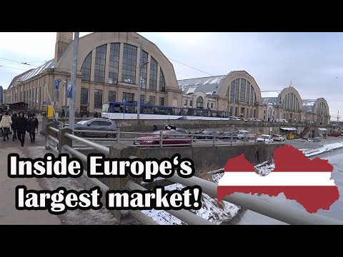 Riga Central Market and Observation Deck Visit